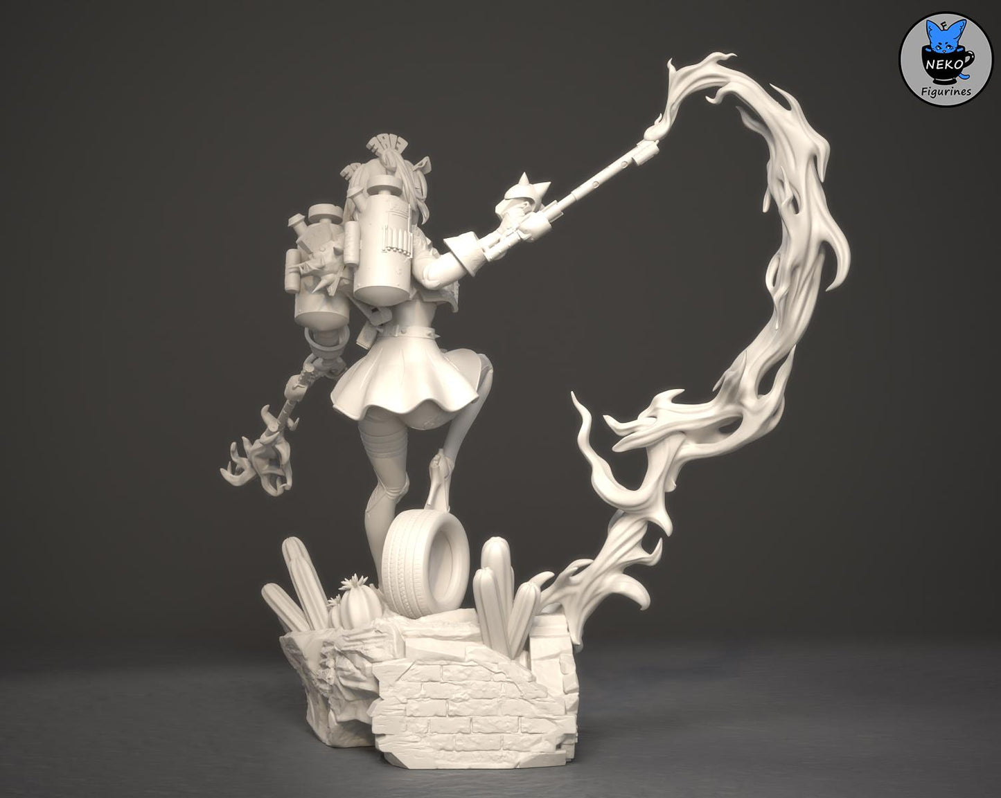 Dancing Pyro - 1:7 Scale Figure