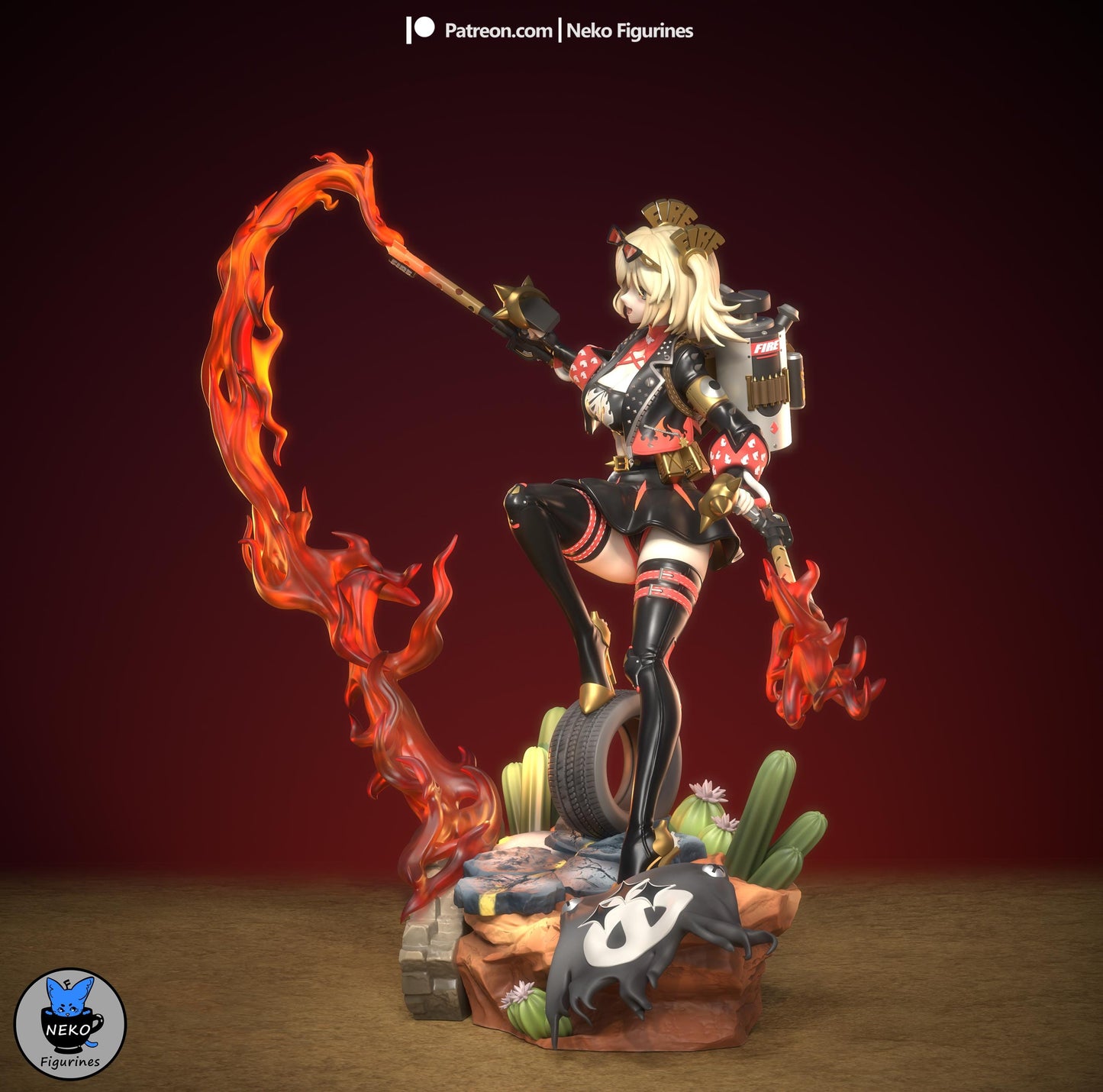 Dancing Pyro - 1:7 Scale Figure