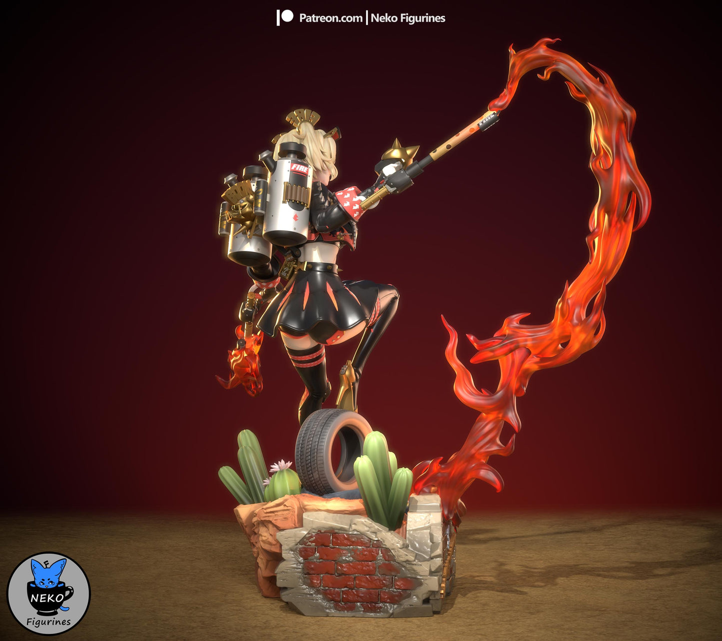 Dancing Pyro - 1:7 Scale Figure