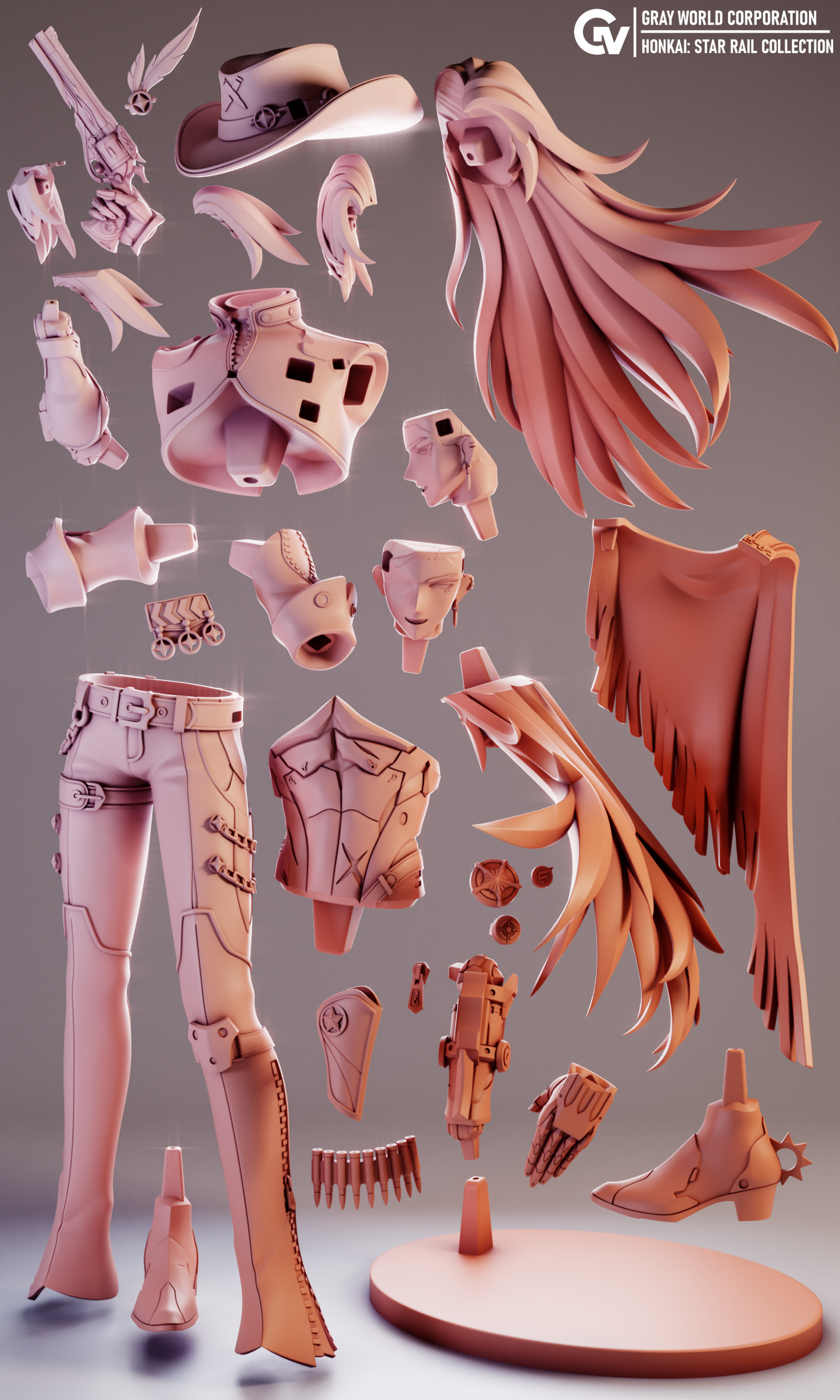 Cyborg Cowboy - 1:8 Scale Figure