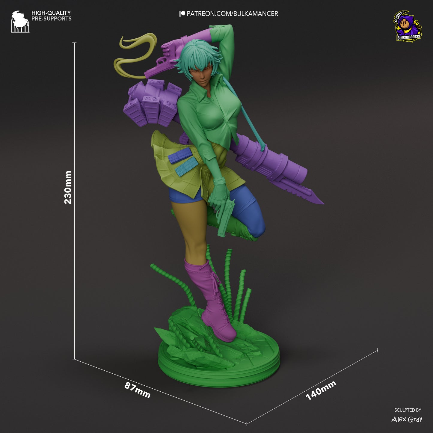 Female Demon Hunter - 1:8 Scale Figure