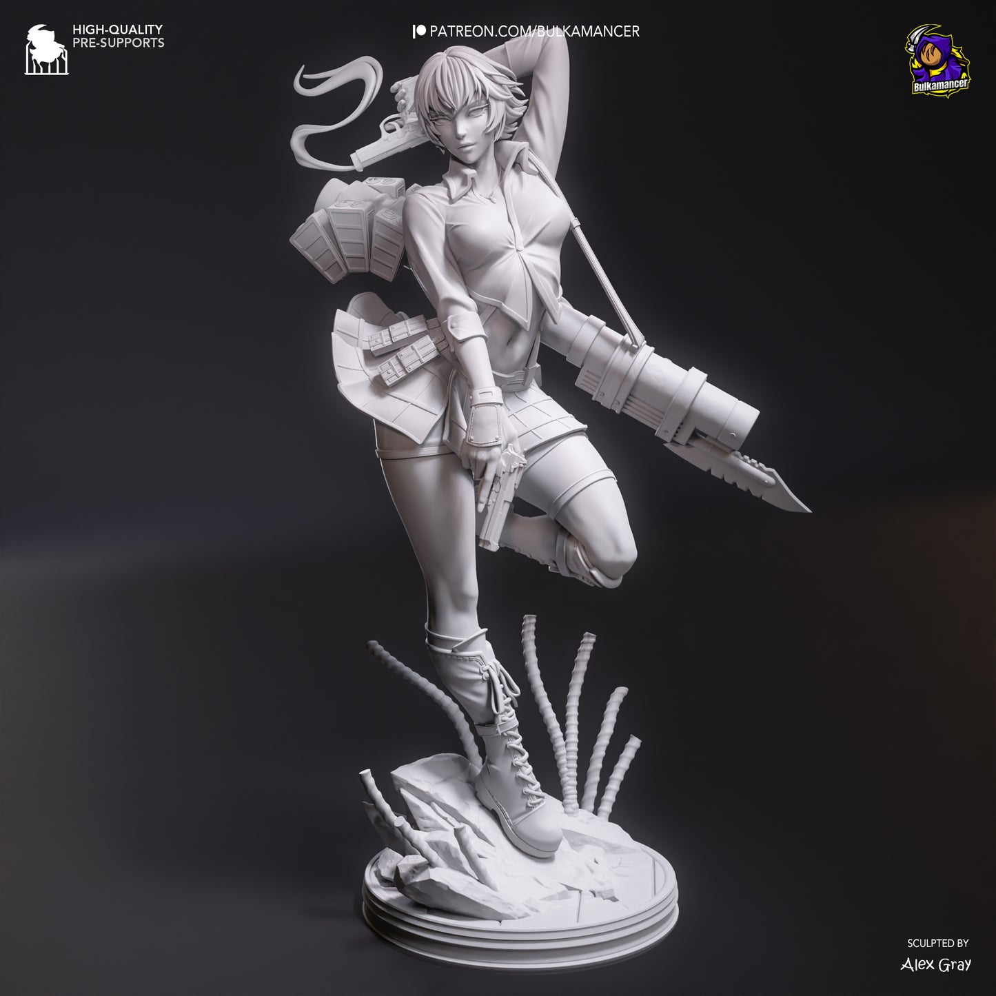 Female Demon Hunter - 1:8 Scale Figure