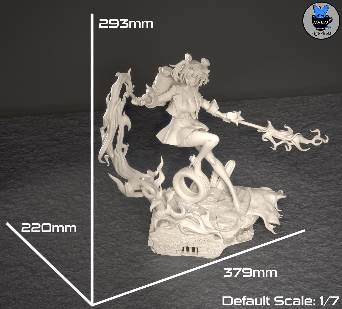 Dancing Pyro - 1:7 Scale Figure