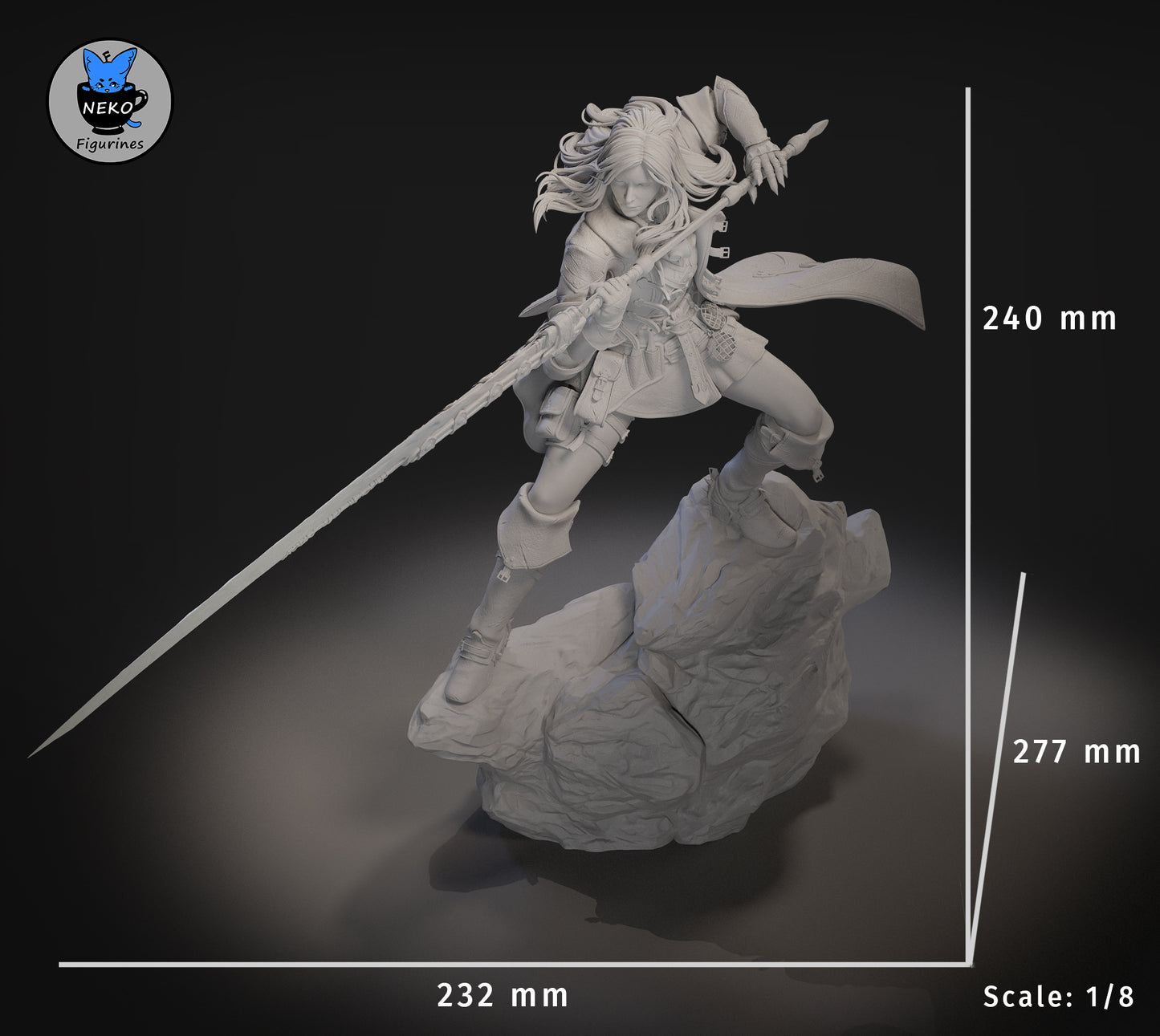 Female Hunter - 1:7 Scale Figure
