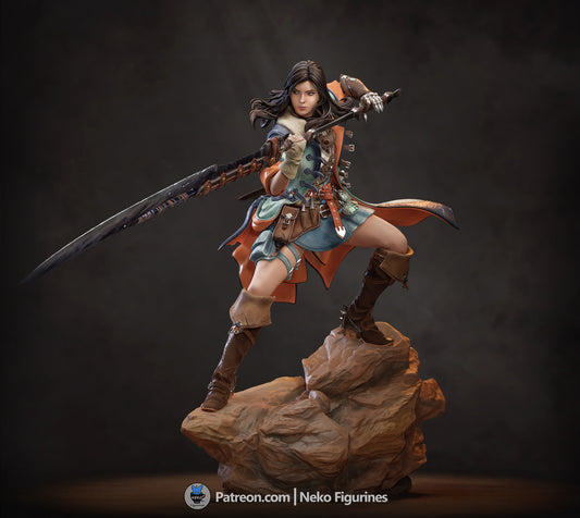 Female Hunter - 1:7 Scale Figure